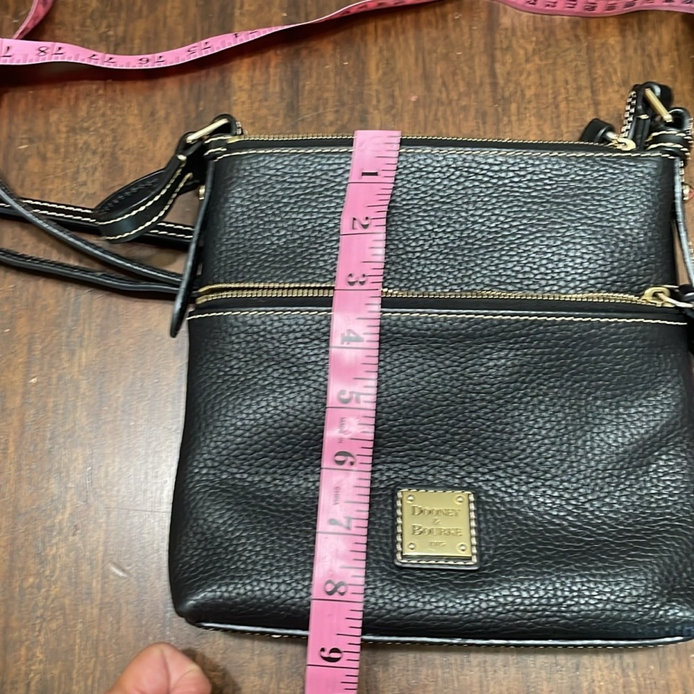 Dooney & Bourke Black Leather Crossbody Bag - Picture 13 of 14